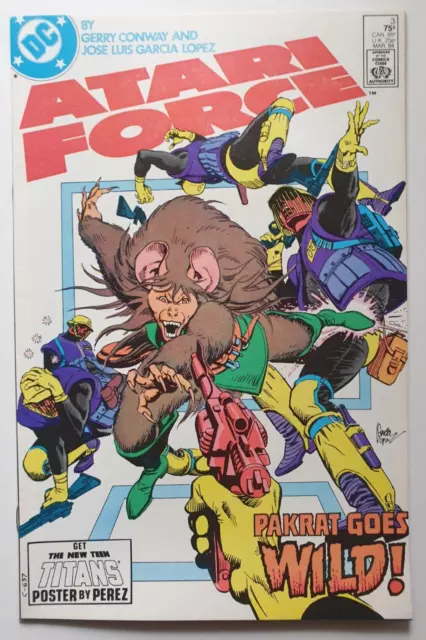 Atari Force #3 - 1984 Series -F/VF - DC - Conway & Garcia Lopez
