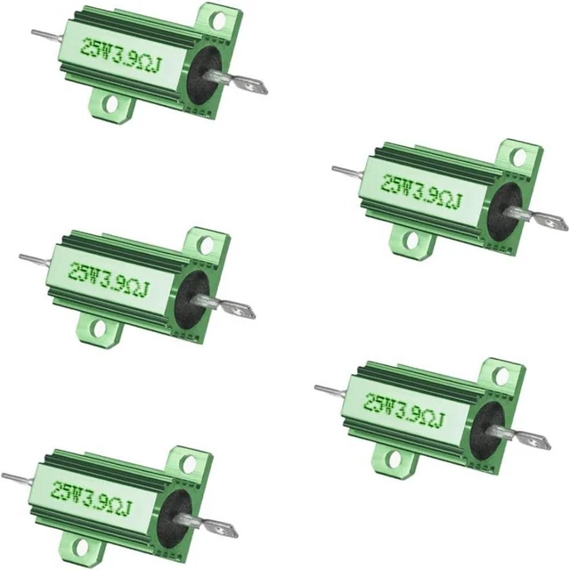 Resistenza A Filo Avvolto In Alluminio Aexit 10W 10 Ohm 5% – Montaggio Su Telaio