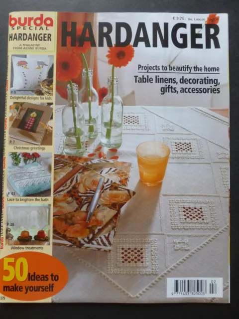 BURDA Special (E579) - HARDANGER - Patrones de bordado - Revista