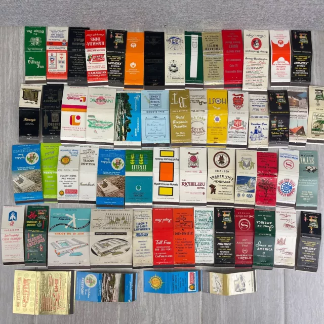 Front Strike Matchbook Cover Collection - 55 Covers - Various Genres