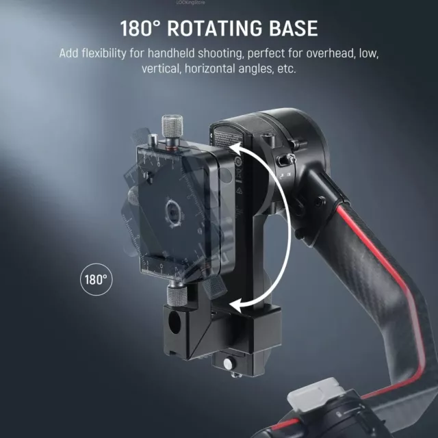 NEEWER CA027 Vertical Camera Mount Quick Switch Plate for Ronin RS3 Pro RS3 RS2