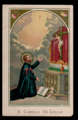 santino-holy card"S.CAMILLO DE LELLIS 