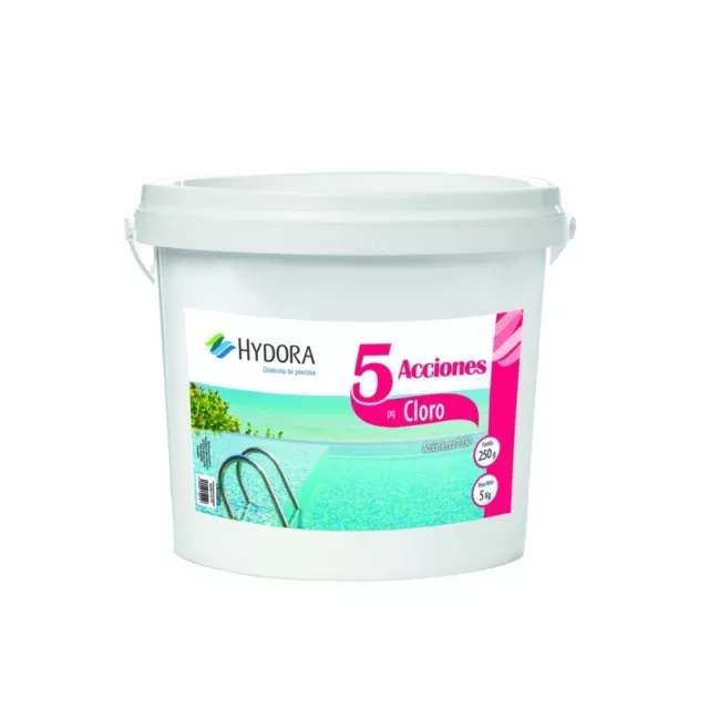 Cloro 10 Acciones Hydora T250G 5Kg