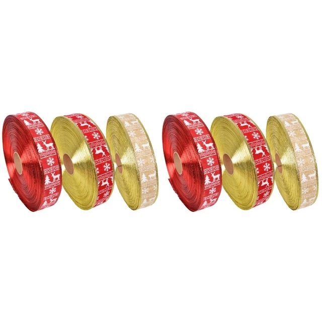 6 pcs Weihnachten Haar Bögen Band Stoff Band Urlaub Weihnachten Haar Bögen Band