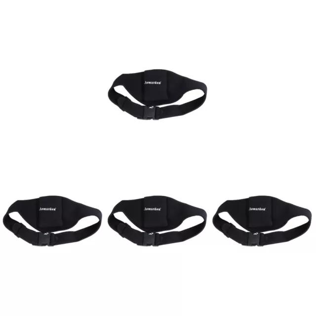4 Pieces Microphone Belt Bag Wireless Headsets Holder Speaker Women Adjustable