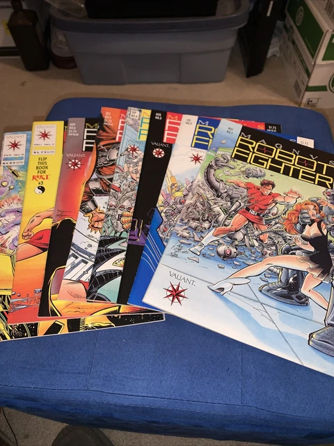 Magnus Robot Fighter 1-8 With Cards Comic Book Lot  # 5 - 1st Full Rai Valiant
