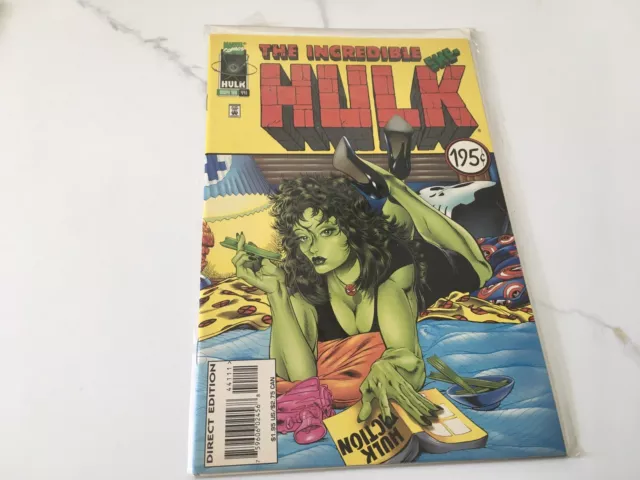 The Incredible Hulk 441 Pulp Fiction Cover She Hulk Marvel Comics May 1996