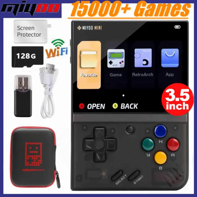 Miyoo Mini+Retro Handheld Game Console WIFI Game Player Spielkonsole 15000+Games