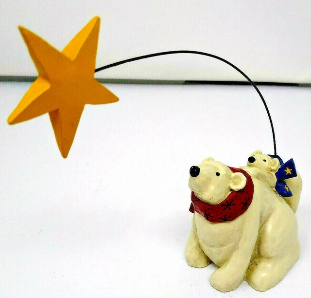Orso Polare & Cub W/ North Stella Figurina da Stella Stampin' Up Studio 2002