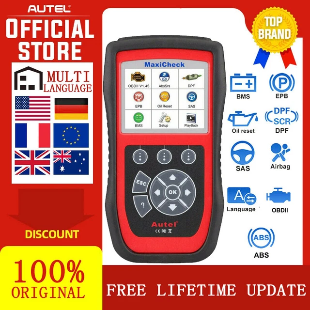 2023 AUTEL MAXICHECK Pro for ABS Brake Auto Bleeding OBD2 Scan