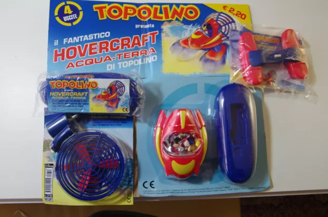 GADGET  DISNEY HOVERCRAFT ACQUA TERRA DI TOPOLINO  Topolino libretto in blister