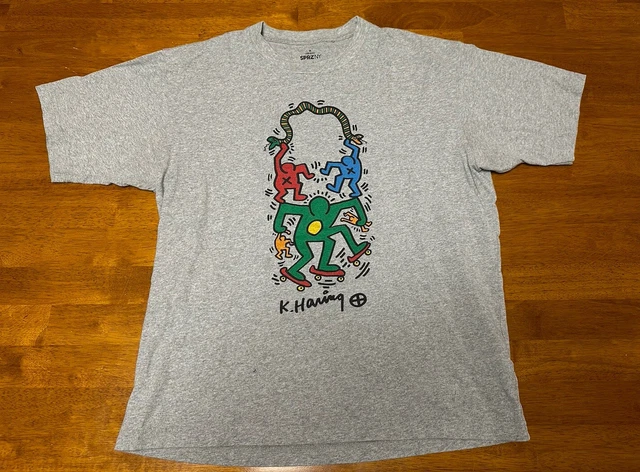 Blanc écru - Sweat-shirt à capuche Keith Haring License à