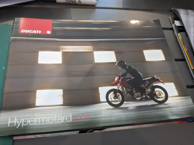 Ducati Hypermotard 2008 FULL COLOUR BROCHURE - rare!