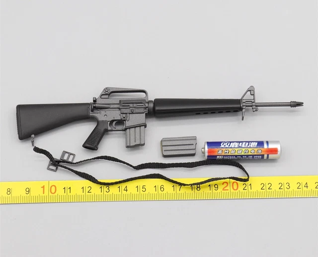 SOLDIER ACCESSORIES 1/6 Scale M16 Rifle Gun Model for 12'' Action ...