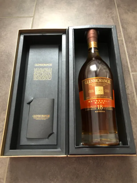 GLENMORANGIE Highland Single Malt Scotch Whisky extremely rare 18 years old