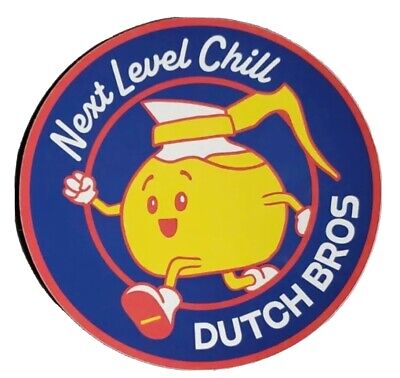 Dutch Bros Sticker JULY 2022 Next Level Chill Coffee Mug