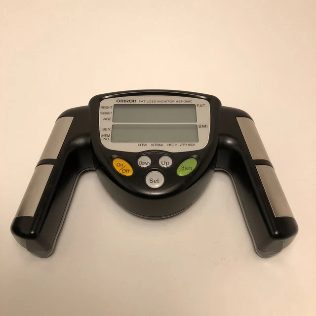 OMRON HBF306C FAT Loss Monitor BMI Body Fat Percent Analyzer Tested