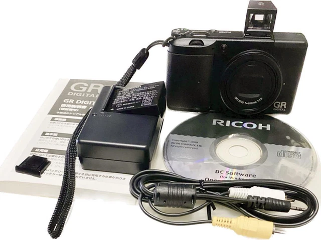 RICOH GR DIGITAL III 3 Digital Camera 10.0MP With External mini finder