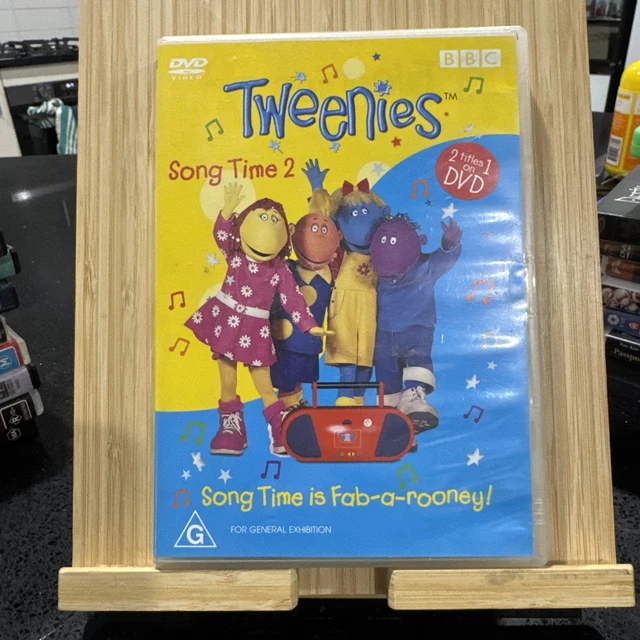 TWEENIES SONG Time 2 Song Time Is Fab A Rooney DVD 2001 Region 4 tweenies-song-time-2-song-time-is-fab-a-rooney-dvd-2001-region-4