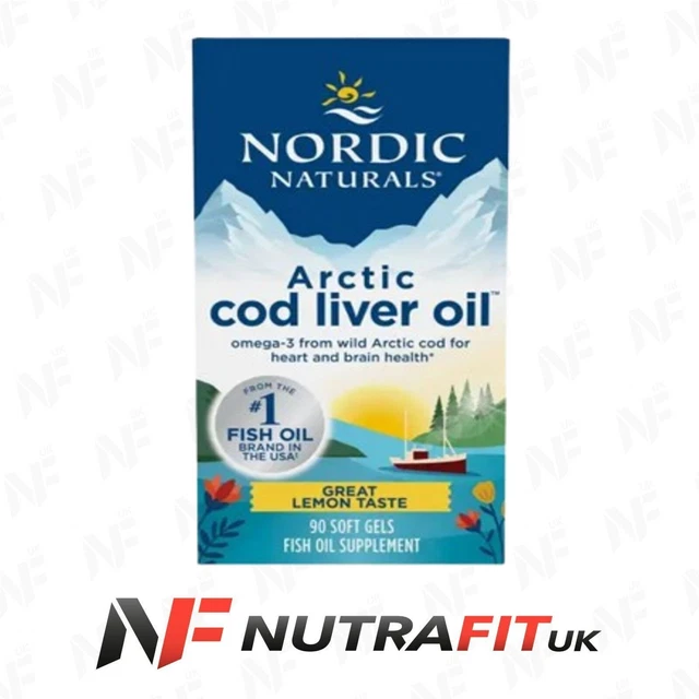 NORDIC NATURALS ARCTIC COD LIVER OIL omega 3 750 mg fish oil EPA DHA ...