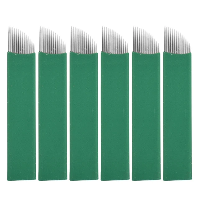 50 Pcs Manual Eyebrow Microblading Supplies Eyebrow