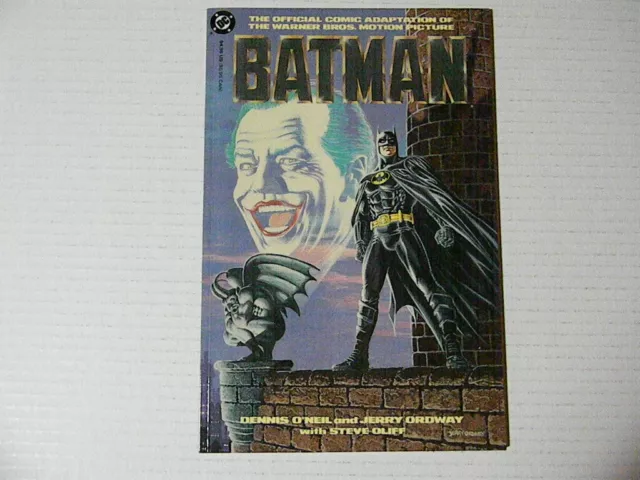 1 BATMAN MOVIE OFFICIAL ADAPTATION 1989 First Printing w JOKER DC Comics + BONUS