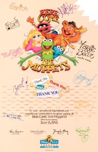 Vintage Disney - The Muppets  11" X 17"  Collector's Poster Print