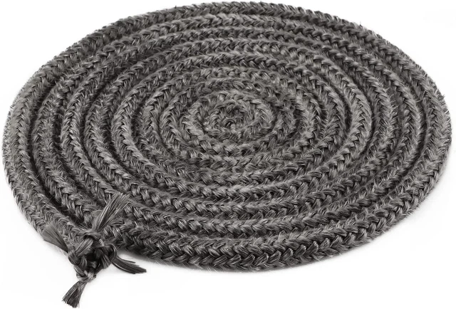 Guarnizione Per Porta Stufa HANSA In Corda Di Vetroresina 10mm - Resistente Fino A 850°C (2,5 Metri)