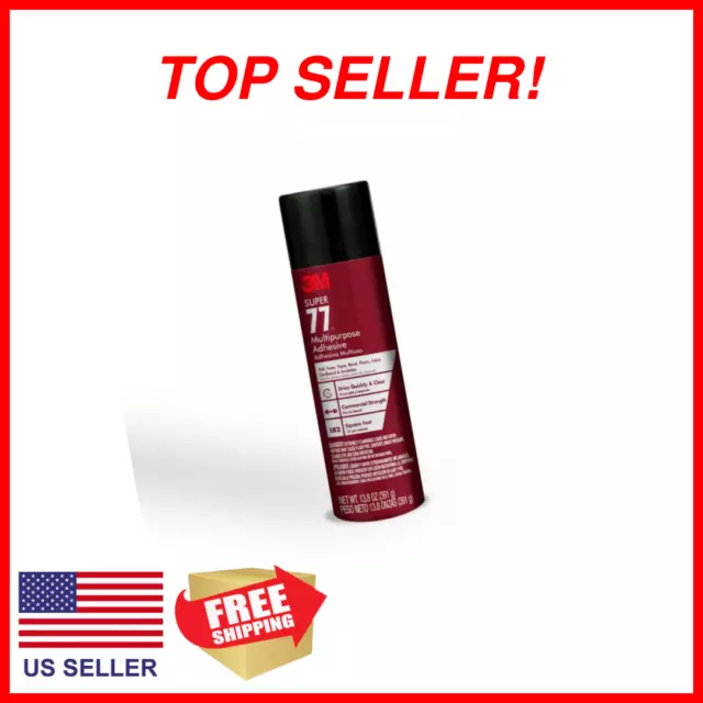 13.8 Oz. Super 77 Multipurpose Spray Adhesive | (NEW) (FREE SHIPPING)