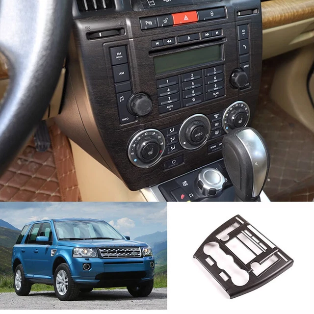 For Freelander 2 LR2 2008-2012 Oak Wood Grain Console AC Volume Switch Panel