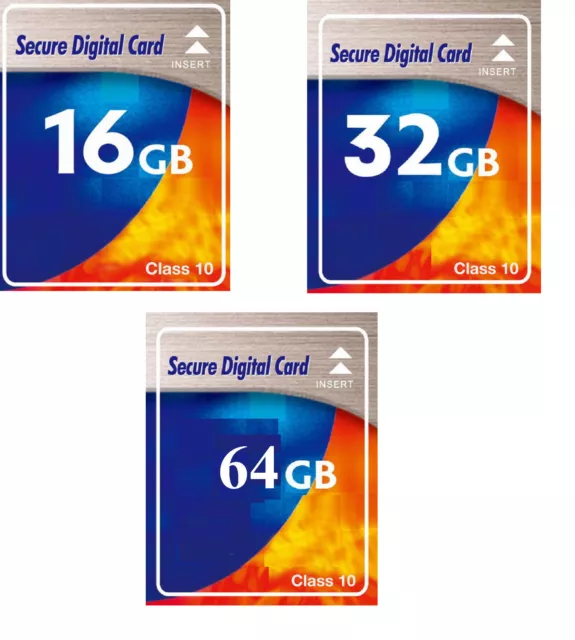 16 GB 32 GB 64 GB 128 GB SDHC SDXC Class 10 SD Speicherkarte für Digital Kamera