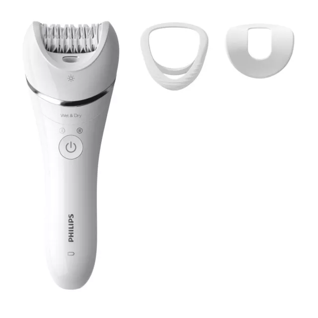 Philips Epilator Series 8000, con 3 accesorios, BRE700/04