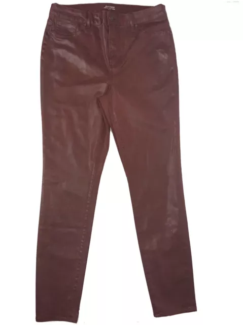 NWT CHICO’S $119 Vicuna Coated Fly-Front Jeggings Jeans Size 1 (8) REG