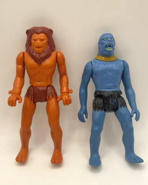 Vintage 1979 Thun the Lion Man and Beast Man Flash Gordon Mattel Action Figures Vintage 1979 Thun the Lion Man and Beast Man Flash Gordon Mattel Action Figures