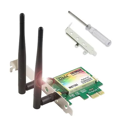AC1200 PCIe Carte WiFi pour PC, BT4.2, Carte Réseau sans Fil