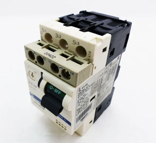 Telemecanique GV2-RT08 GV2RT08 2.5-4A Motor Circuit Breaker -used-