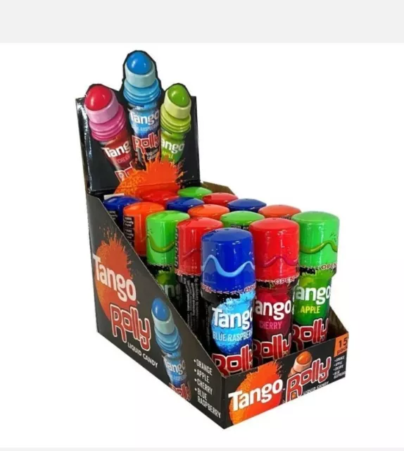 Tango Cherry Sherbet Shockers Soft Chew 72 x 11g Bars Party Sweets Kids  Treats