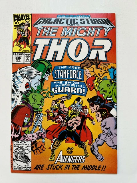 The Mighty Thor #446, Vol. 1 - Galactic Storm Pt. 14 (Marvel Comics, 1992) VF/NM