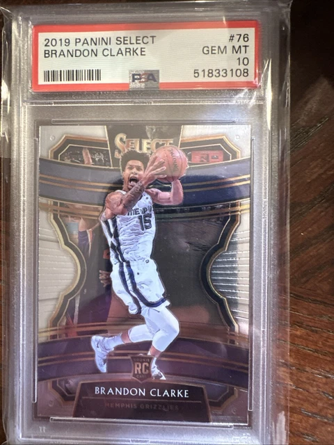 2019 SELECT GRIZZLIES - BRANDON CLARKE Rookie RC Card PSA 9 MINT