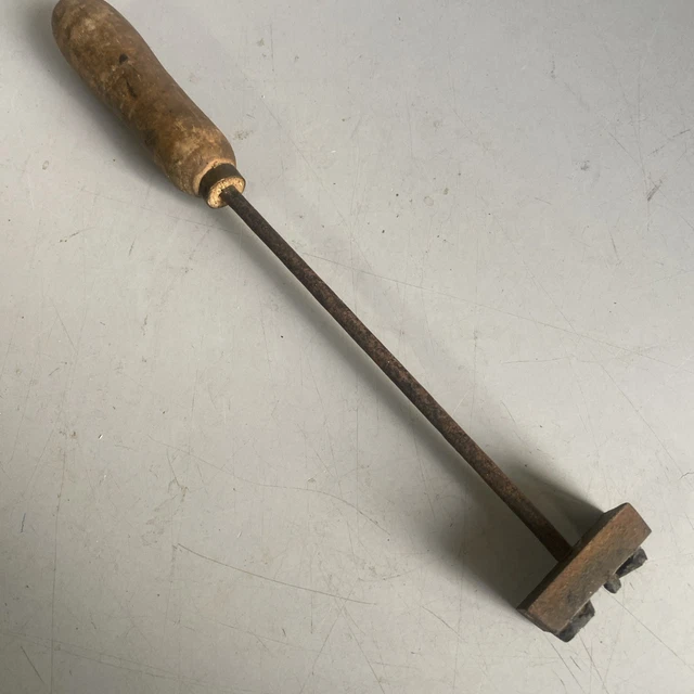Fer à Marquer Au Chaud Ancien - Chiffres N°6 Et N°9, Outil De Tonnelier, France