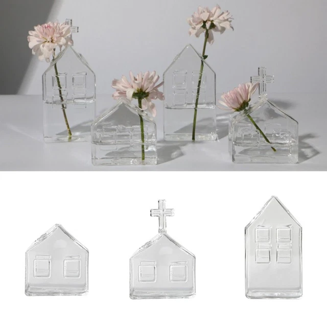 Scandinavian Style Flower Vase Glass Flower Arrangement Decoration  Home