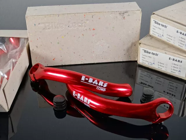 Bike-Tech E-Bars Comp Barends Lenkerhörnchen "Rot" NOS Vintage Retro