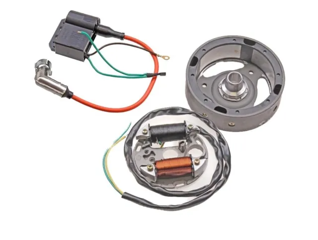Zündung Mit Lichtmaschine MVT Innenrotor Zündung 12V Mit Lichtmaschine - Für Mofa/Moped Hercules, Sachs, Puch, Zündapp Hercules Prima Zündung