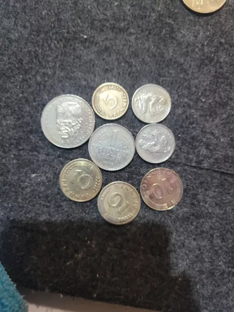 German coins from 1948 to 1978 9 total 2