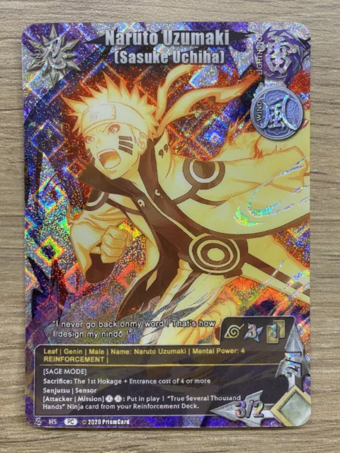 NARUTO COLLECTIBLE CARD Game CCG Pan Edition Itachi Uchiha 0075