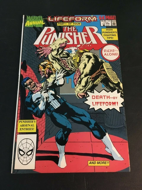 Punisher Vol. 2 Annual #3 1990 Marvel Vf/Nm