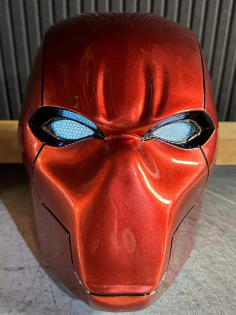 Arkham Knight Mask Red Hood Batman Gothan Helmet Halloween Props Cosplay Gift