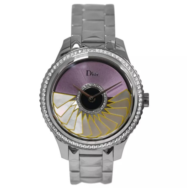 Dior Grand Bal Plisse Soleil CD153B10M001 Diamonds MOP Steel 36MM Ladies' Watch