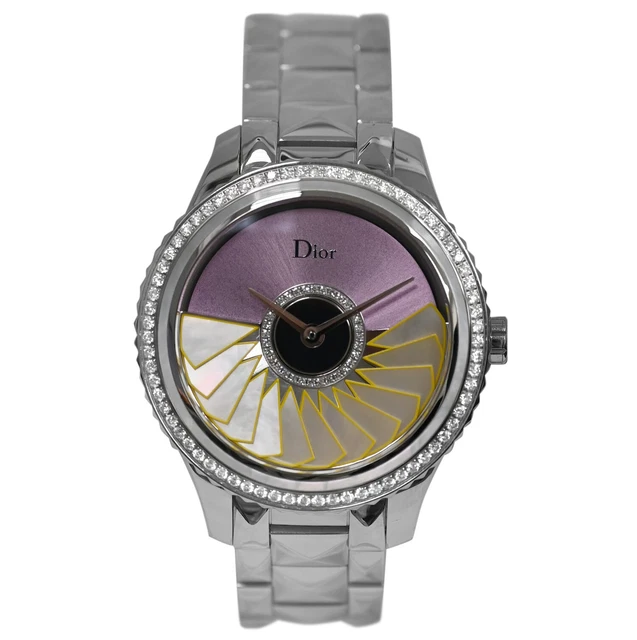 Dior Grand Bal Plisse Soleil CD153B10M001 Diamonds MOP Steel 36MM Ladies' Watch