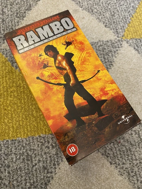 RAMBO THE TRILOGY VHS Video Box Set £9.95 - PicClick UK